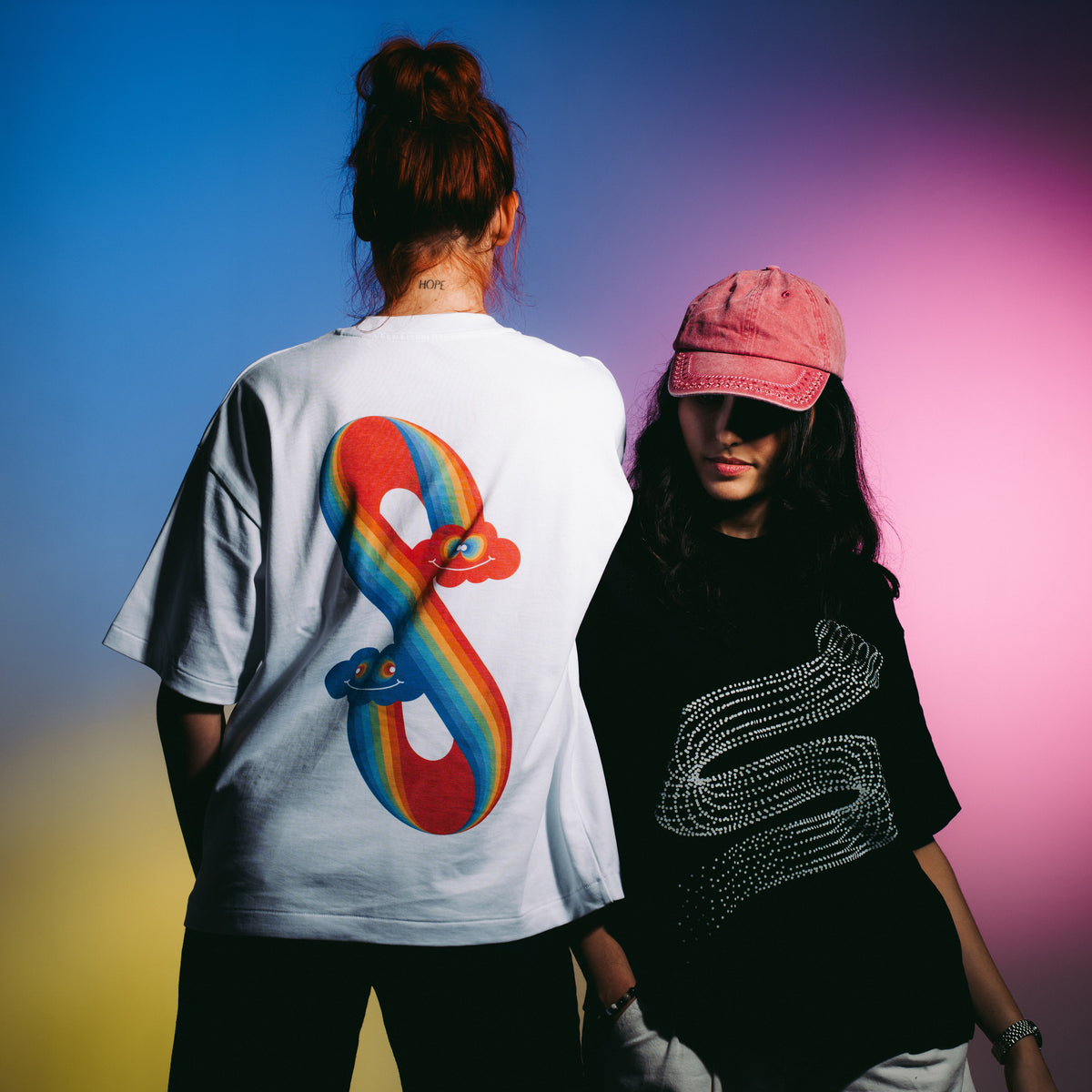 T-SHIRT ACID RAINBOW